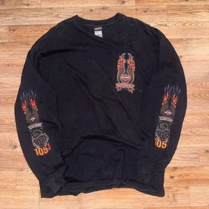 Vintage Harley-Davidson Shirt Mens 3XL Blue Flame Sleeve Arizona 100th Anni - Picture 1 of 3