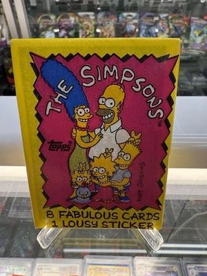 The Simpsons 1990 Topps Trading Cards  Wax Packs Brand New Sealed - Image 1 of 2