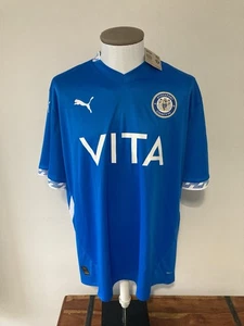 Official Puma Stockport County Home Electric Blue Shirt Jersey 3XL SCFC - Picture 1 of 12
