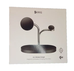 Samsung 3-in-1 Qi2 Magnetic and Wireless Charging Station (GP-PWU024WIABU) - Picture 1 of 6