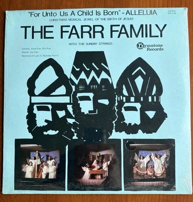 The Farr Family For Unto Us A Child Is Born LP Record - Brand New Sealed Foto 1 de 2