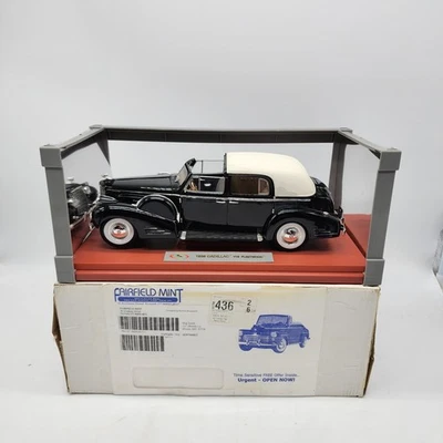 Signature Models 1/18 1938 Cadillac V16 Fleetwood Black Diecast Model *READ* - Image 1 of 4