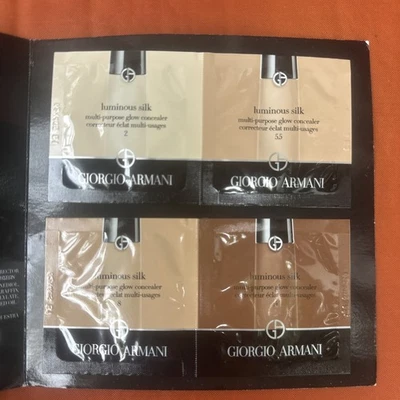Giorgio Armani Luminous Silk Multi-purpose Glow Concealer Samples 4 Shades AA - Image 1 of 4
