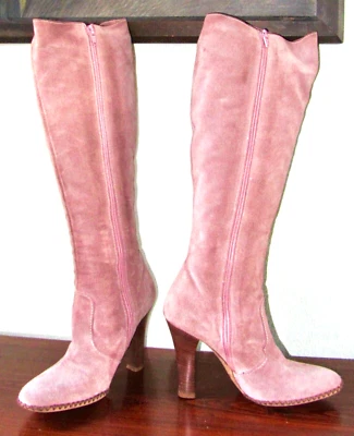 MARC JACOBS STIVALE CAMOSCIO ROSA CIPRIA ITA 37 INDOSSATO 1 VOLTA - Immagine 1 di 4