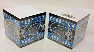 NFL Carolina Panthers Note Pad Cubes, NEW (Lot of 2 Cubes) - Picture 1 of 1