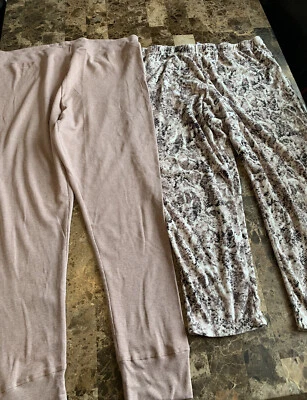 Lote de 2 pantalones de pijama de punto y polar para mujer talla XXL 2X paquete Cuddl Duds nuevos con etiquetas Foto 1 de 4