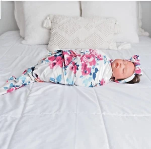 Mama Morgenmantel und Baby Swaddle Mädchen Kopf Schleife Umstandsmode Double The Sprinkles xxl - Bild 1 von 9