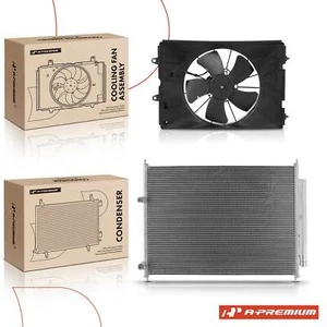 Kit de montaje de condensador y ventilador de refrigeración de aire acondicionado para Honda Ridgeline 2006-2008 V6 3,5 L - Imagen 1 de 9