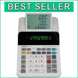 Compact Paperless Printing Calculator with 12-Digit Display for Business Use - Picture 1 of 10
