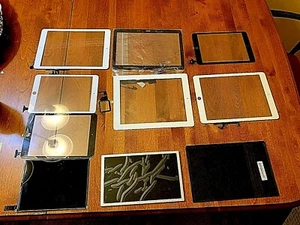 10 Lot Apple iPad Reair Screens Large Mini Self Fix DIY Shop Tablet Crazy Cheap - Picture 1 of 9