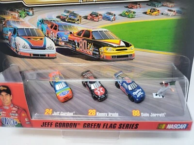 Micro Machines Jeff Gordon Green Flag Series Winners Circle 3 Car Set  - Image 1 of 4