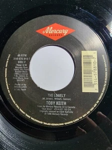 Toby Keith - The Lonely / Me Too - Mercury VG+ F322 - Picture 1 of 2