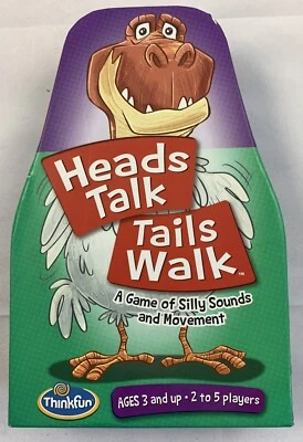 Heads Talk Tails Walk Thinkfun Partyspiel Gesellschaftsspiel Spiel Vollständig - Bild 1 von 4
