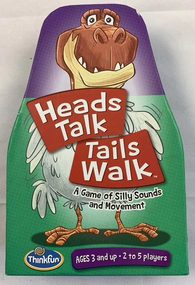 Heads Talk Tails Walk Thinkfun Partyspiel Gesellschaftsspiel Spiel Vollständig - Bild 1 von 4