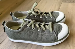 Keen Elsa III Quilted Nylon Low Top Lace Up Sneakers Green Size US 8.5 EU 39 - Picture 1 of 13