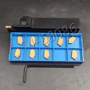 Soporte de corte de ranura externa para torno ZQ2525R-04 + SP400 4 mm inserciones CNC - Imagen 1 de 6