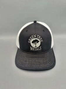 Richardson 112 Trucker Snapback Hat Cap Mesh OS - Green Tree Metals Embroidered - Picture 1 of 6