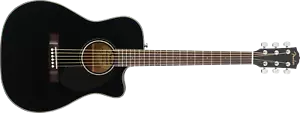 097-0153-006 Fender schwarz Nussbaum Griffbrett CC-60SCE Konzert Akustikgitarre - Bild 1 von 1