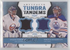 2013-14 Upper Deck Artifacts Tundra Tandems Evgeni Nabokov Nikolai Khabibulin