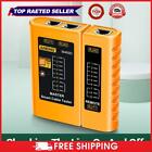 hot M469D RJ45 RJ11 Network Cable Tester Telephone Line Detector (Yellow)