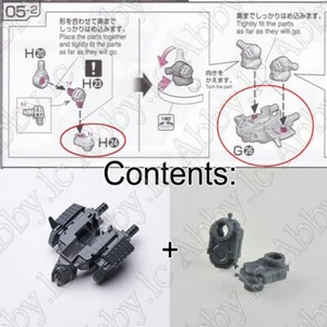 Pieza de repuesto de metal para reparación de modelo Sazabi 1* RG 1/144 G26 + 2 PIEZAS plástico H24 - Imagen 1 de 8