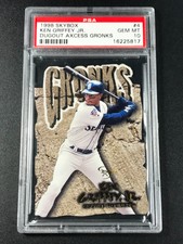 KEN GRIFFEY JR 1998 SKYBOX DUGOUT AXCESS #4 GRONKS DIE CUT INSERT PSA 10 GEM