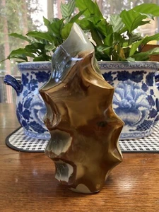 9” 1786g Natural POLISHED POLYCHROME JASPER Flame Freeform Statue 3lb 15oz - Picture 1 of 13