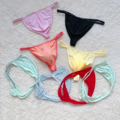 1/3x Men Summer Sexy Bikini Briefs Panties Thong Convex Pouch G-string Underwear - Bild 1 von 4