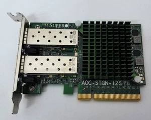Adaptador de red Supermicro AOC-STGN-I2S doble puerto 10 Gb soporte HH - Imagen 1 de 3