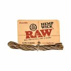 RAW 1m&3.3ft Hemp Wick Natural Unbleached Unrefined Hemp & Beeswax Full Box