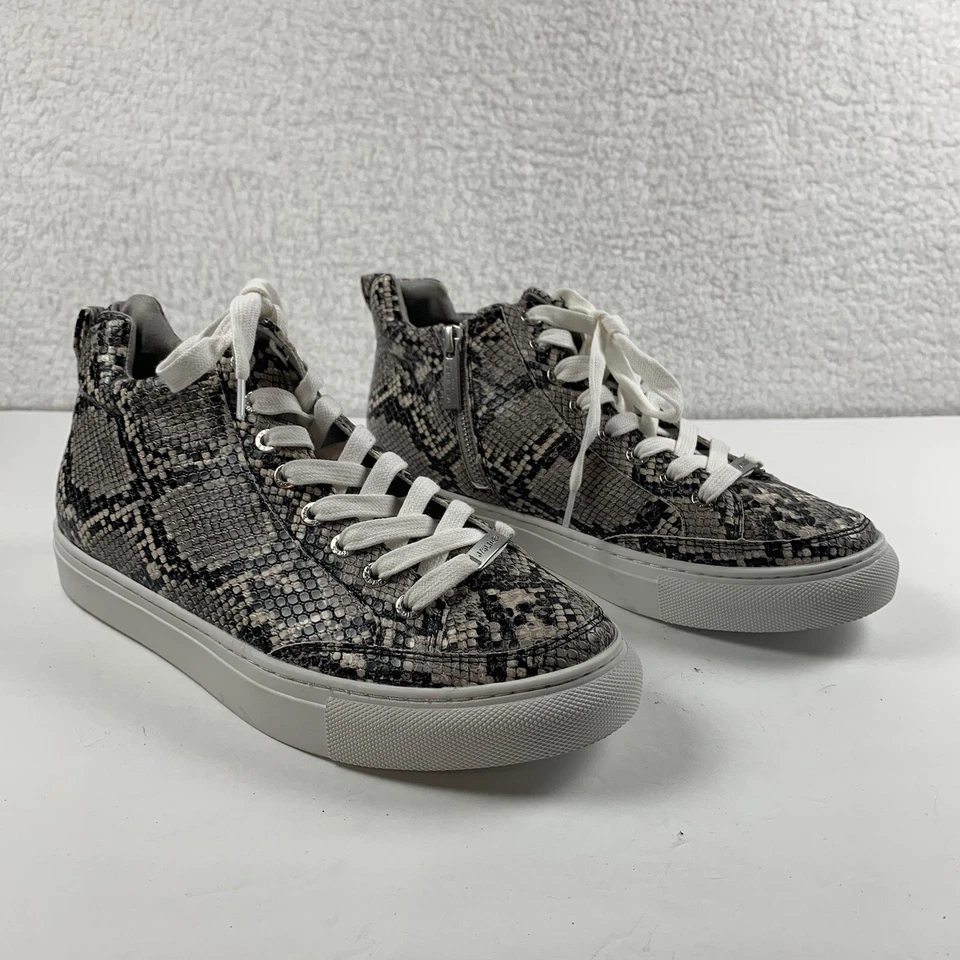 Zapatilla deportiva J/Slides para mujer 8,5 Ludlow con cordones negra serpiente/beige en relieve nueva sin caja 7342 Foto 1 de 4