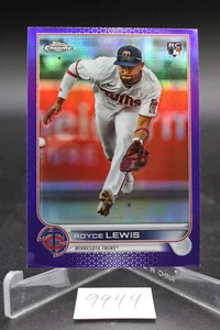 Serie Topps Chrome Update 2022 - Royce Lewis #USC143 Purple Refractor (RC) - Imagen 1 de 2