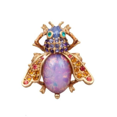 JAY STRONGWATER PRECIOSO PIN MOSCA JOYA ÓPALO LUZ SWAROVSKI CAJA NUEVA Foto 1 de 2