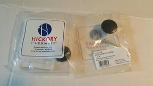 Hickory P102-CB Colonial Black SW Lodge Cabinet Drawer Pull 1 1/4" Set of 2 - Picture 1 of 3