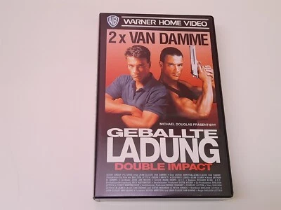 Geballte Ladung 1991 VHS German PAL Warner Video J.C. Van Damme Double Impact - Bild 1 von 4