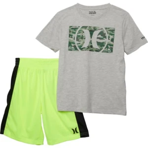 Hurley Big Boy neon camouflage shorts set 5100 - Picture 1 of 6