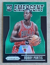 2015-16 Panini Prizm BOBBY PORTIS #3 Rookie RC Geen Prizm Emergent Bulls