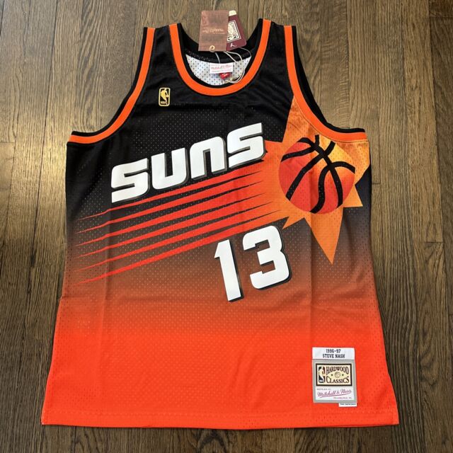 Youth Mitchell & Ness Steve Nash Black/Orange Phoenix Suns 1996-97