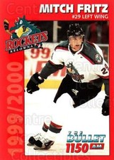 1999-00 Kelowna Rockets #6 Mitch Fritz