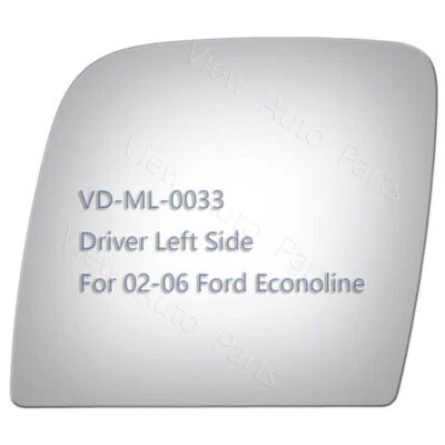 Upper Mirror Glass for 2002 2003 2004 2005 2006 Ford Econoline Driver Left Side - Image 1 of 4