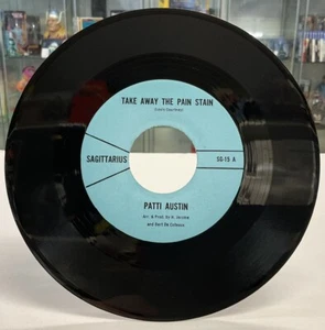 Sagittarius Patti Austin Take Away The Pain Stain 7" Single Record - Bild 1 von 6