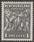 NEWFOUNDLAND 184 1932 1c GREY BLACK PILE OF CODFISH FIRST RESOURCES ISSUE VF MNH