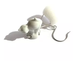 Cazador de gotas gato, resaca blanca, porcelana Lindner, goteo catcher porcelana gato - Imagen 1 de 1
