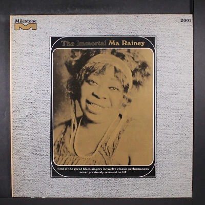 MA RAINEY: the immortal ma rainey MILESTONE 12" LP 33 RPM - Image 1 of 2