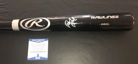 BILLY JOEL SIGNED AUTO RAWLINGS BASEBALL BAT BECKETT BAS 1 THE PIANO MAN Cover