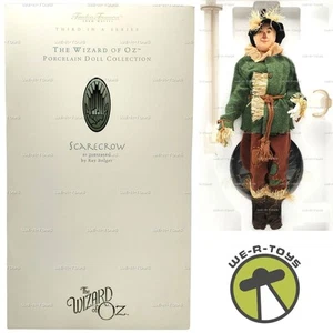 Wizard of Oz Scarecrow Porcelain Doll 2000 Timeless Treasures by Mattel #29190 - Picture 1 of 10