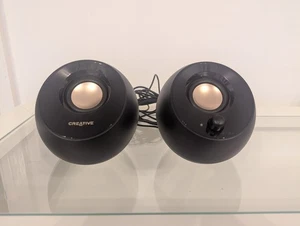 CREATIVE LABS Pebble 2.0 Desktop Speakers, Black, USB Type-A, 4.4W RMS, - Picture 1 of 6