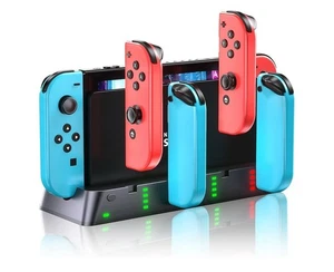 Switch Controller Charger Station Compatible with Nintendo switch & OLED A10 - Picture 1 of 8
