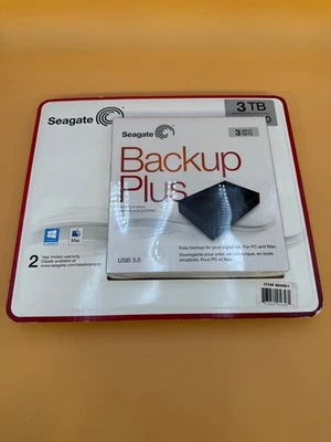 2014 Seagate Backup Plus Portable HDD Storage 3TB STDT3000600 NEW - Image 1 of 4