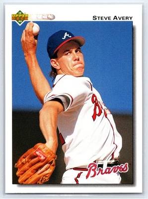 1992 Upper Deck #475 Steve Avery - Atlanta Braves - Image 1 of 2